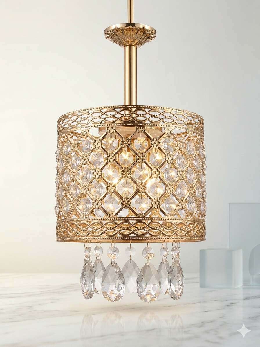 Royal Crystal Drop Fanoos